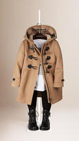 Thumbnail for your product : Burberry Skirted Wool Duffle Coat