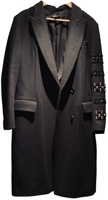 DKNY Black Wool Coat for Women
