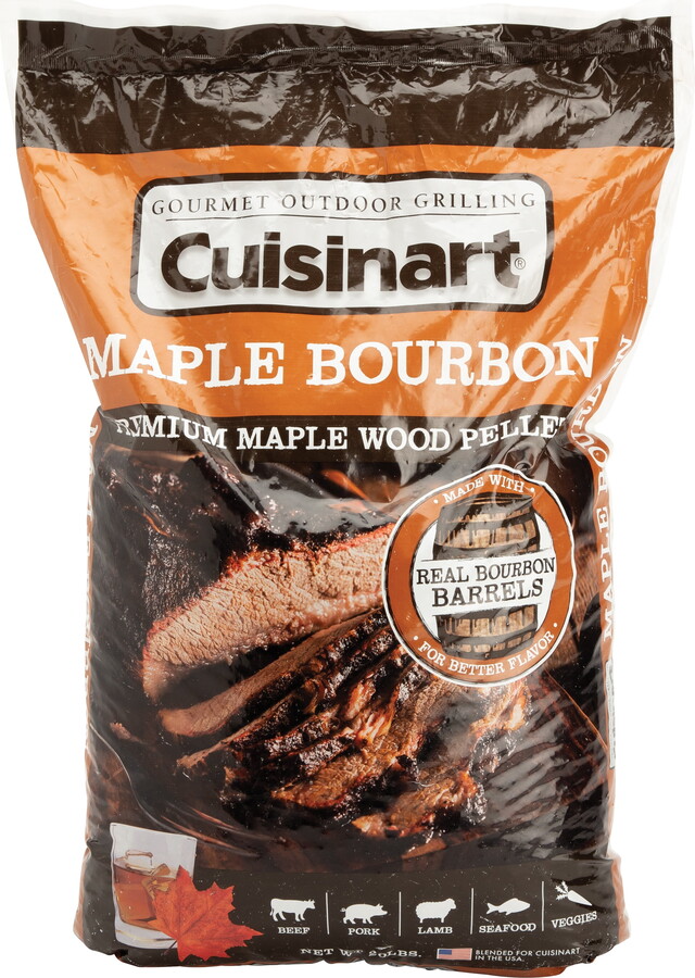 Cuisinart Premium Maple Bourbon BBQ Smoking Pellets - 20 lb Bag