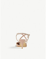 Thumbnail for your product : Dune Diamante-embellished suede heeled sandals