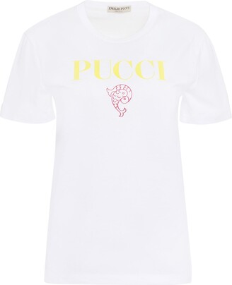 Emilio Pucci Logo Cotton T-shirt