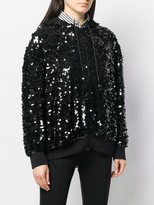Thumbnail for your product : MSGM Sequinned Logo Hoodie