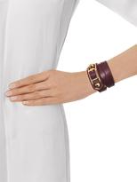 Thumbnail for your product : Balenciaga Studded leather wrap-around bracelet
