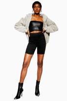 Thumbnail for your product : Topshop Joni Cycling Shorts with Zip Back