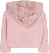 Thumbnail for your product : Mayoral Girl's Faux Fur Hooded Zip-Up Jacket, Size 4-7