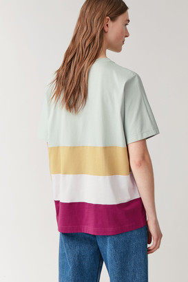 COS Multi-Panel Striped T-Shirt