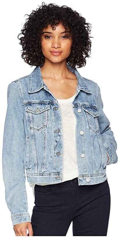lightweight stretch denim jacket