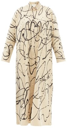 Toogood The Draughtsman Painted-twill Shirt Dress - Beige