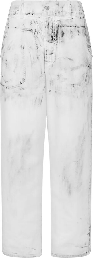 Distressed-Effect Jeans