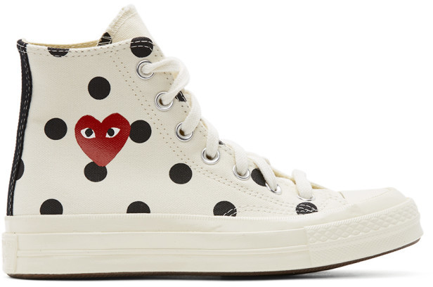 white heart logo converse edition sneakers