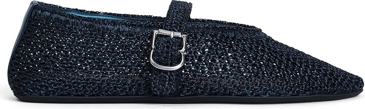 Alaia Ballet Flat in Black