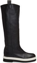 Thumbnail for your product : Plan C Black Calfskin Boots