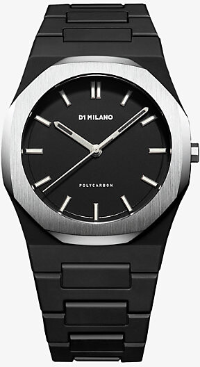 Black Polycarbon Moonglade Polycarbonate Quartz Watch 1 Size