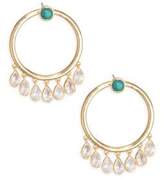 Thumbnail for your product : Jules Smith Designs Calypso Crystal Hoops