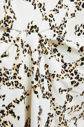 Roberto Cavalli Leopard-print jersey top