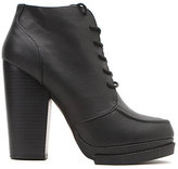 Thumbnail for your product : Qupid Ponder Lace Up Booties