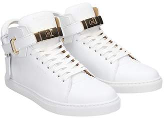 Buscemi 100mm Sneakers In White Leather
