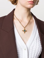 Thumbnail for your product : Givenchy Pre-Owned 1980s Cross Pendant Necklace