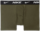 Thumbnail for your product : Nike Everyday Cotton Printed Boxer Briefs (3-Pack) Big Kids' Underwear in Green