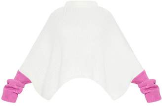 PrettyLittleThing Lilac Oversized Colour Block Jumper
