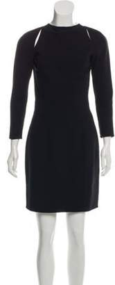 Michael Kors Wool Zip-Up Dress Black Wool Zip-Up Dress