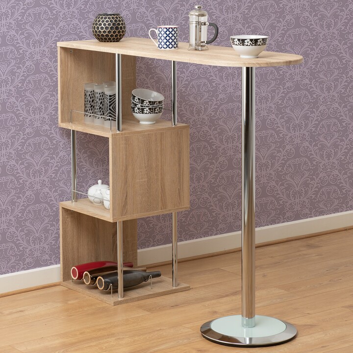 Dunelm Charisma 2 Seater Rectangular Bar Table Brown ShopStyle