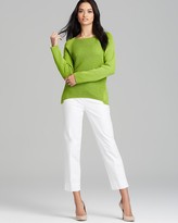 Thumbnail for your product : Lafayette 148 New York Crochet Front Sweater