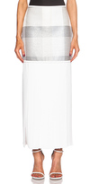 Thumbnail for your product : Camilla And Marc Monarch Cotton-Blend Skirt