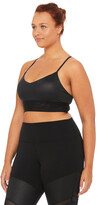 Thumbnail for your product : Alo Yoga Lavish Bra in Black Glossy/Black, Size: XS |