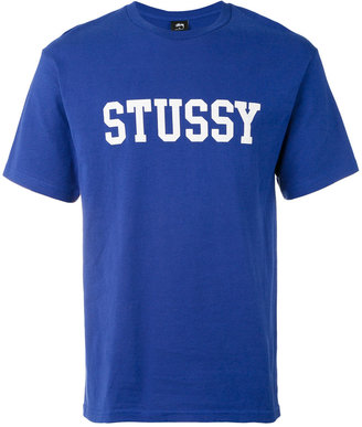 Stussy logo printed T-shirt - men - Cotton - S