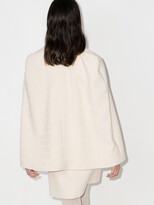 Thumbnail for your product : Gucci White Convertible Tweed Cape