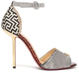 Thumbnail for your product : Christian Louboutin Notte Bella 100 Leather Sandals - Multi