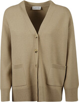 Thumbnail for your product : Lanvin Pear Logo Embellished Cardigan