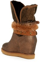 Thumbnail for your product : Australia Luxe Collective Collective Hatchet Genuine Sheepskin & Rabbit Fur Wedge Boot