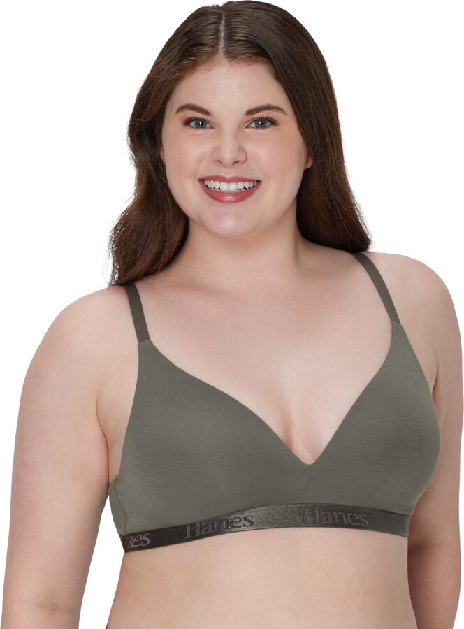 Hanes Originals Women’s Supersoft Contour Wirefree Bra