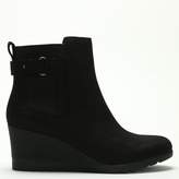 Thumbnail for your product : UGG Indra Black Leather Wedge Chelsea Boots