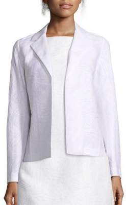 Lafayette 148 New York Milena Cotton and Silk Jacquard Jacket