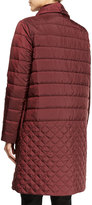 Thumbnail for your product : Lafayette 148 New York Monique Reversible Puffer Coat, Claret