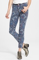 Thumbnail for your product : Free People Print Corduroy Skinny Trousers