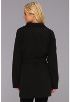 Thumbnail for your product : Calvin Klein Hooded Zip Front Jacket w/ Belt CW341267