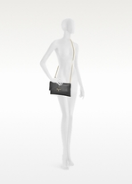 Thumbnail for your product : Patrizia Pepe Black Nappa Leather Clutch w/Chain Shoulder Strap