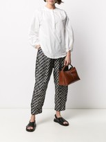 Thumbnail for your product : Odeeh Abstract-Print Harem Trousers