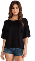 Thumbnail for your product : Dolan Flutter Sleeve Top
