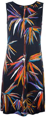 Emilio Pucci bird of paradise print dress - women - Silk/Cotton/Viscose - 40