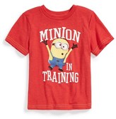 Thumbnail for your product : JEM 'Minion in Training' Graphic T-Shirt (Toddler Boys)