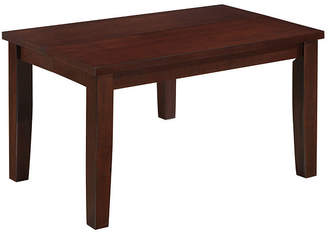 Asstd National Brand Warm Brown Dining Table with Hidden Extendable Leaf