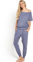 Thumbnail for your product : Definitions Lounge Denim Marl PJs Set