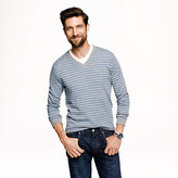 Thumbnail for your product : J.Crew Merino V-neck sweater in heather grey stripe