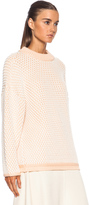 Thumbnail for your product : Chloé Structured Cotton Knit Oversized Cotton-Blend Sweater