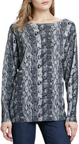 Thumbnail for your product : Joie Cienna Python-Print Sweater